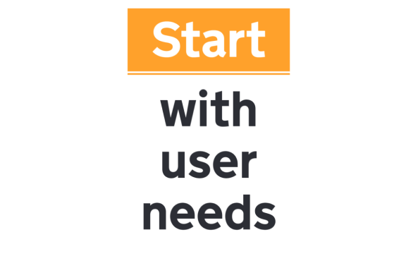 GDS Start With User Needs 813X1150px